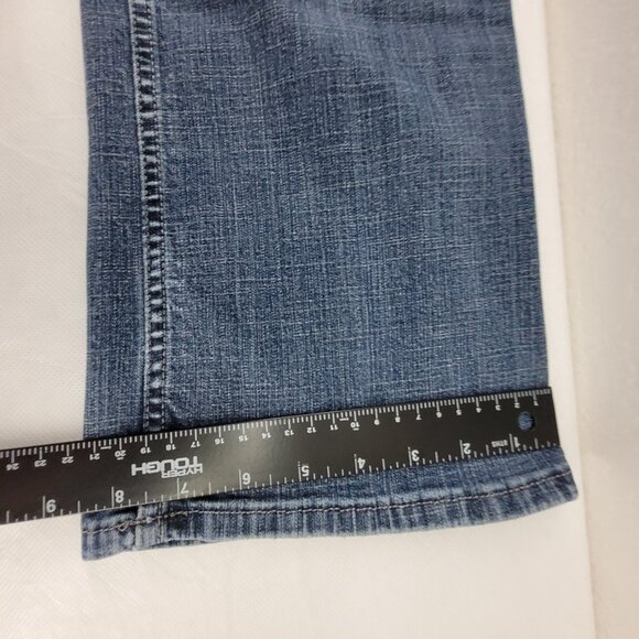 Riders by Lee Jeans Women's 18W Long Blue 5 Pocket Mid Rise Boot Cut Stretch - Picture 12 of 15